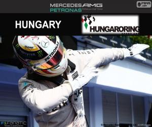 yapboz Hamilton 2016 Macaristan Grand Prix